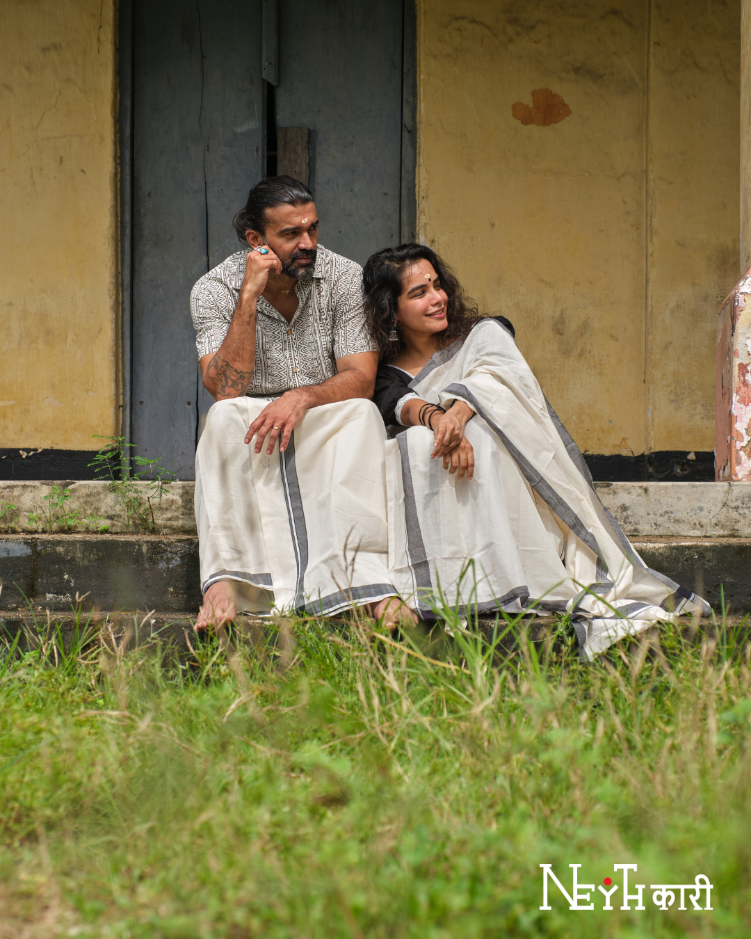 Black Kara double mundu 8