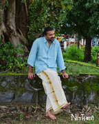 Golden kasavu Double mundu 2