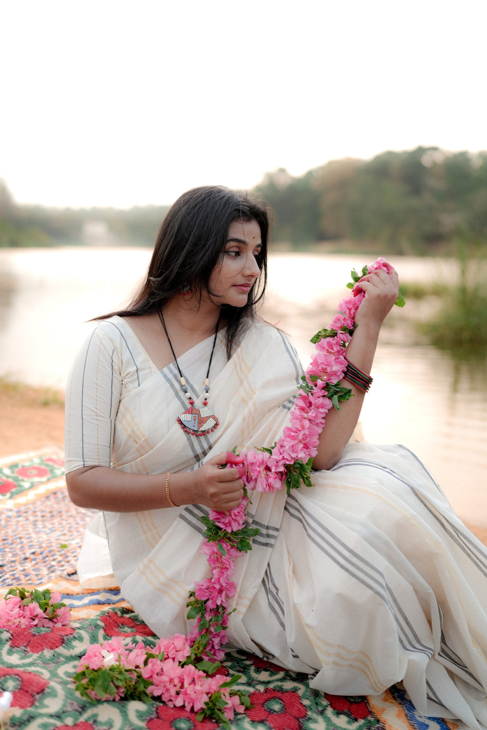 Classic Kara Kasavu Saree 5