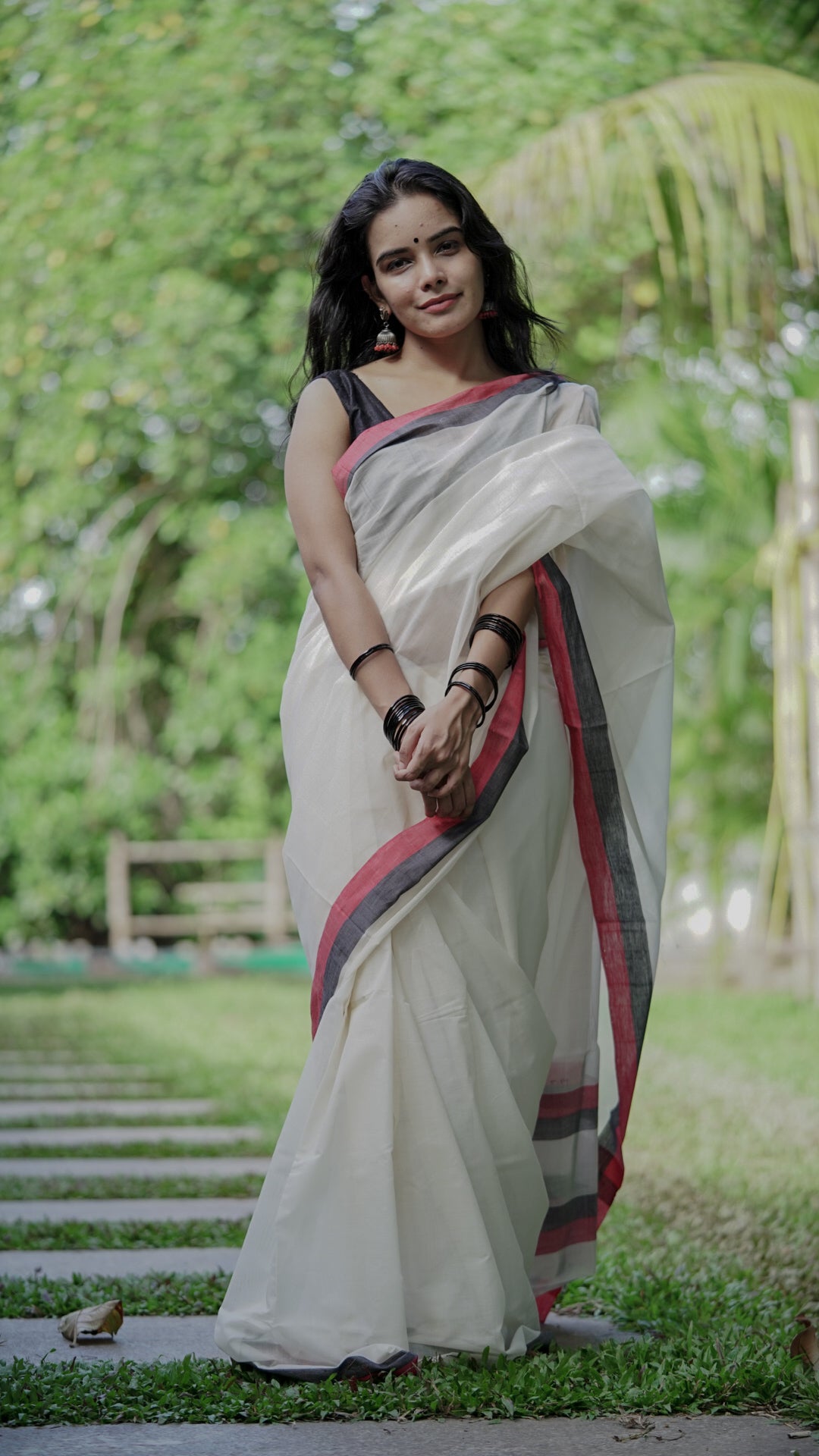 Manjadi saree 5