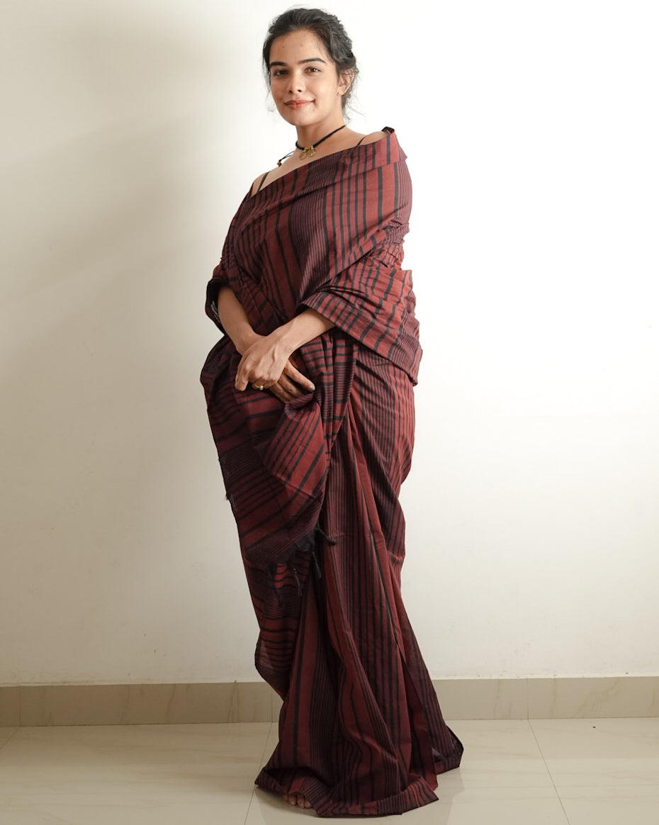 Coral Saree 6