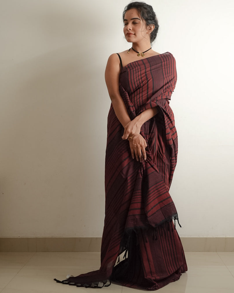 Coral Saree 7