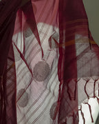 Wine gold Saree 2