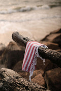 Red Bath Towel
