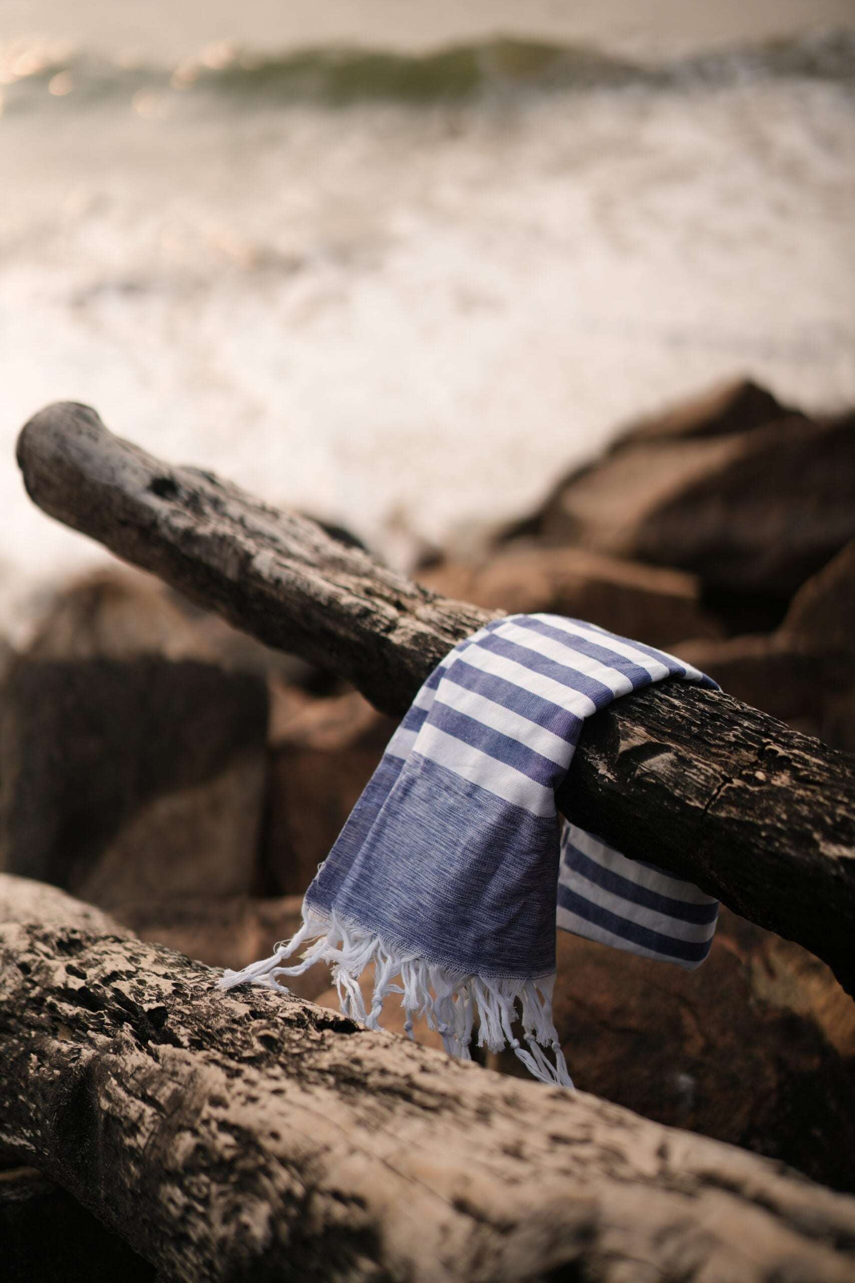 Blue Bath Towel