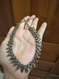 Simple metallic necklace
