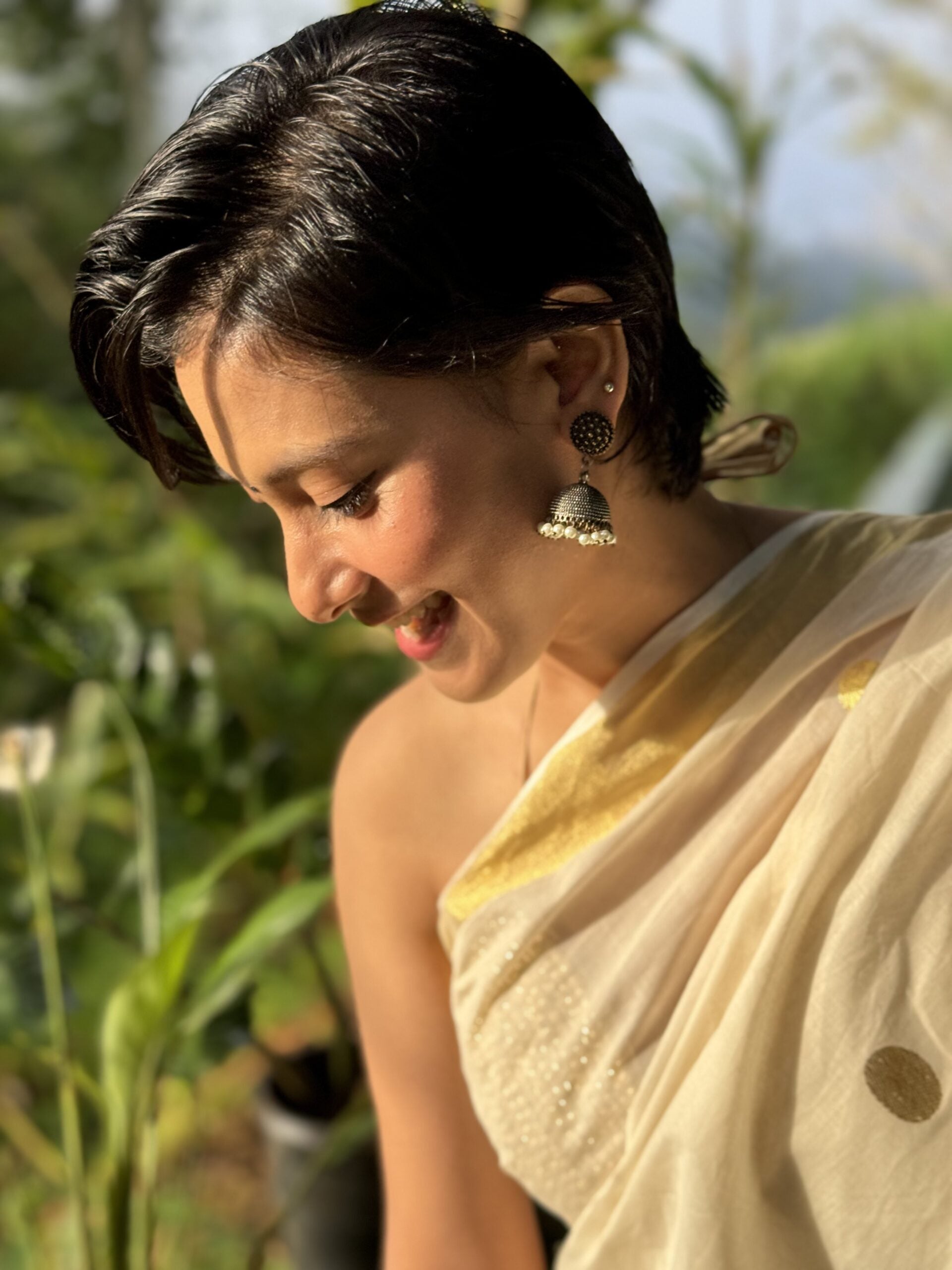 POLKA DOT KASAVU SAREE 2