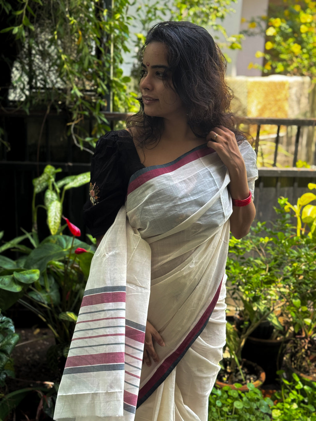 Manjima Saree 2