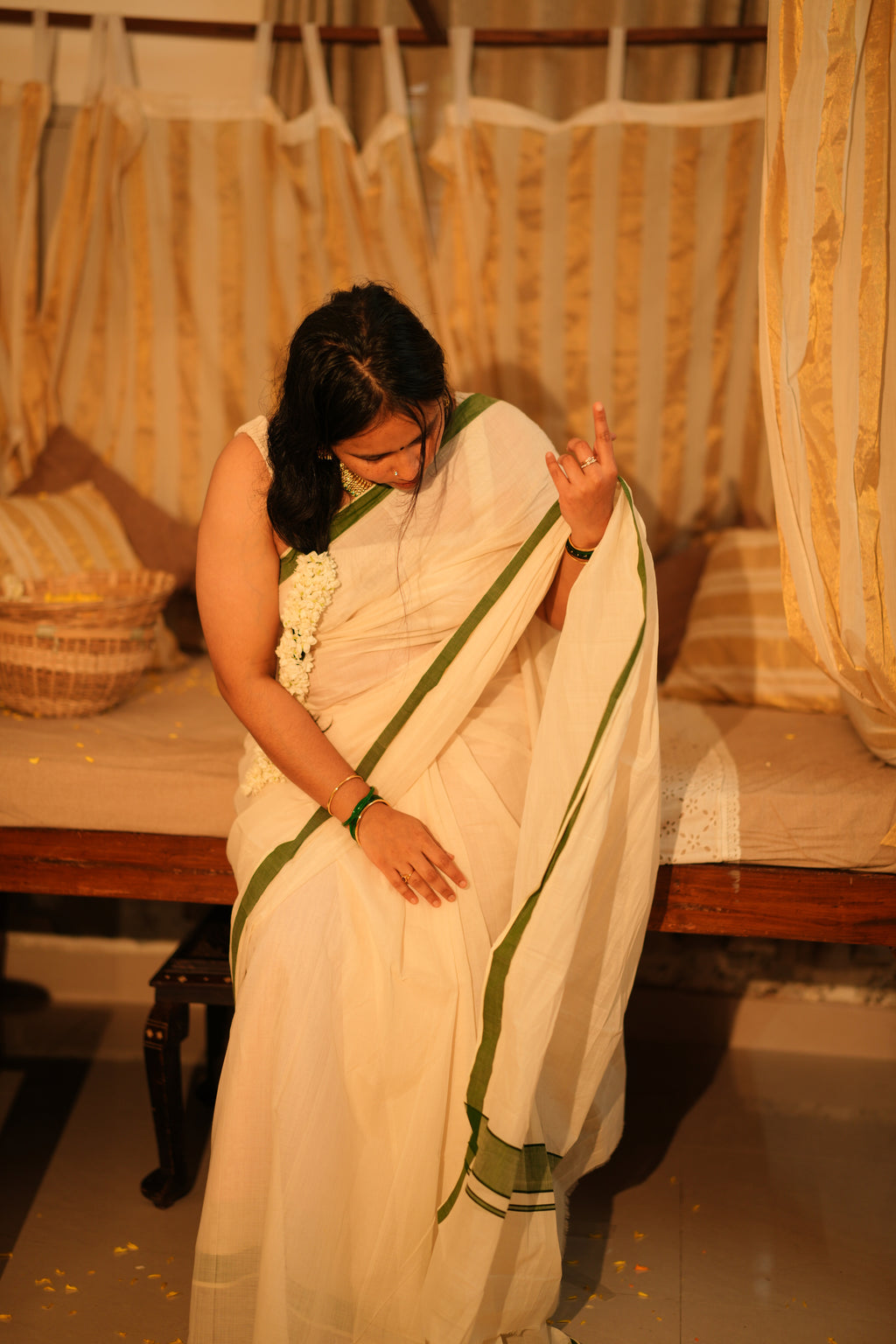 Marathakam Saree