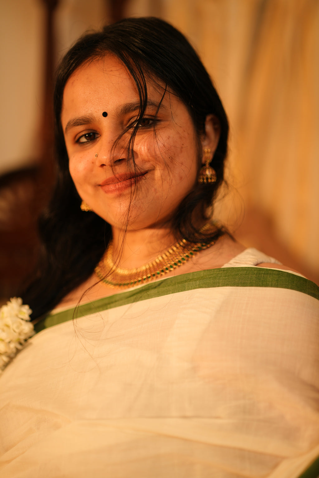 Marathakam Saree