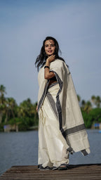 Kannaki black kara set mundu 5