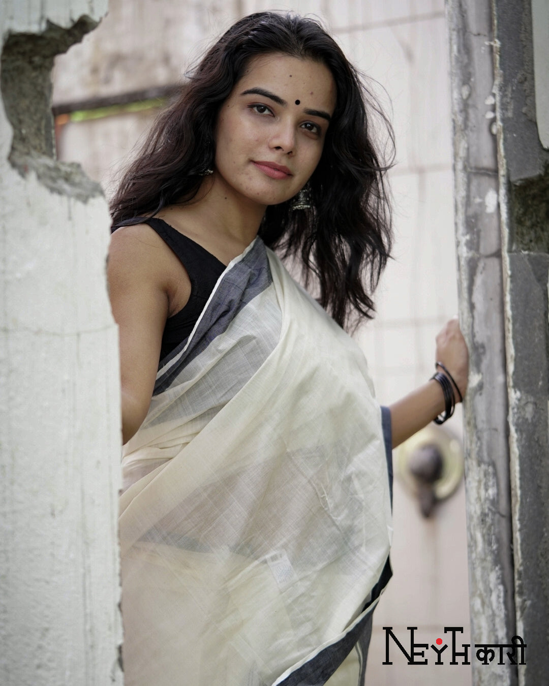 Kannaki black kara set mundu 3
