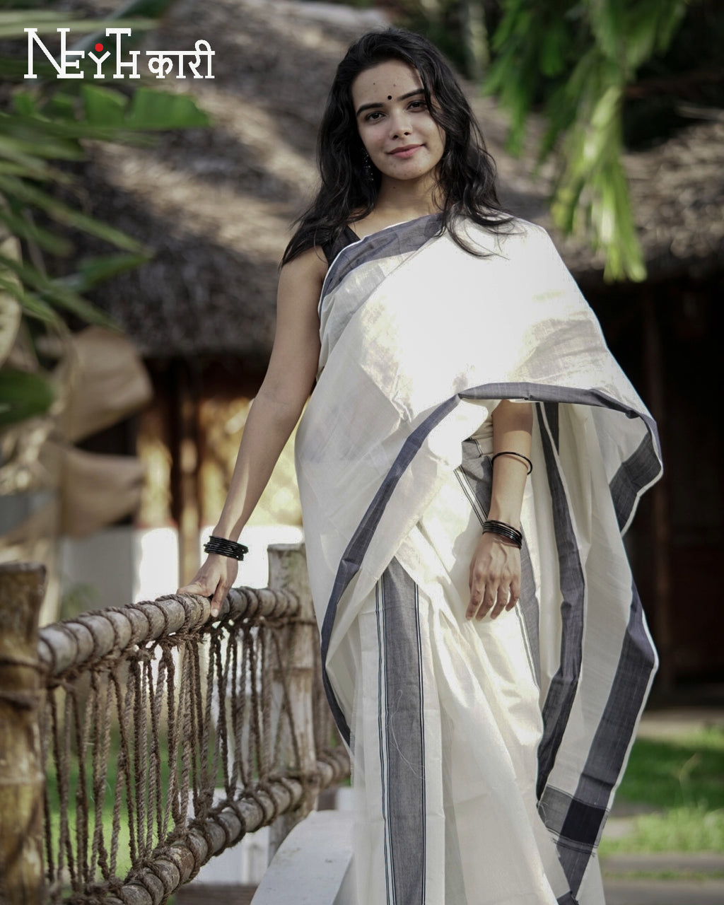 Kannaki black kara set mundu 2