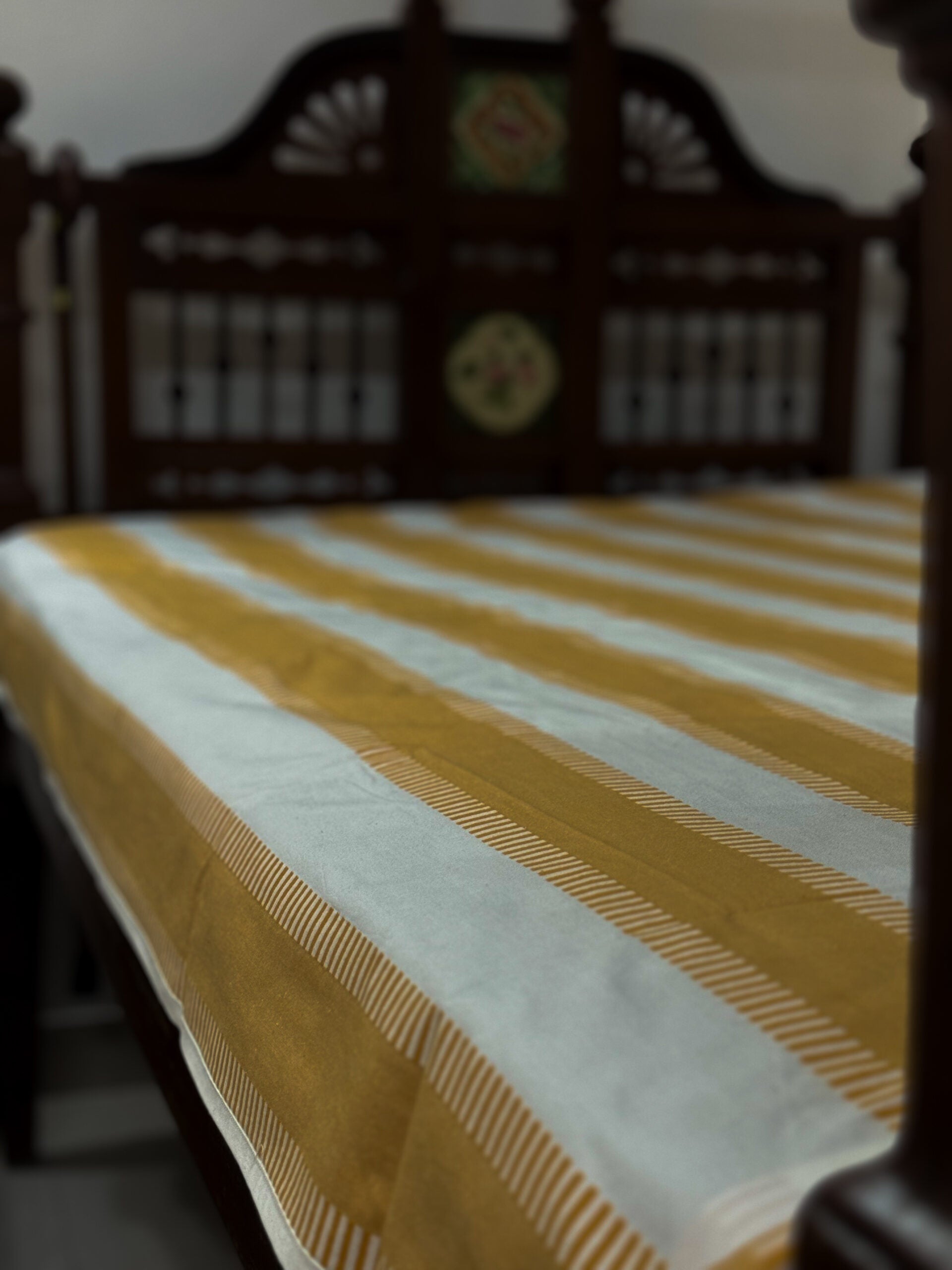 Handloom cotton bed sheet 2