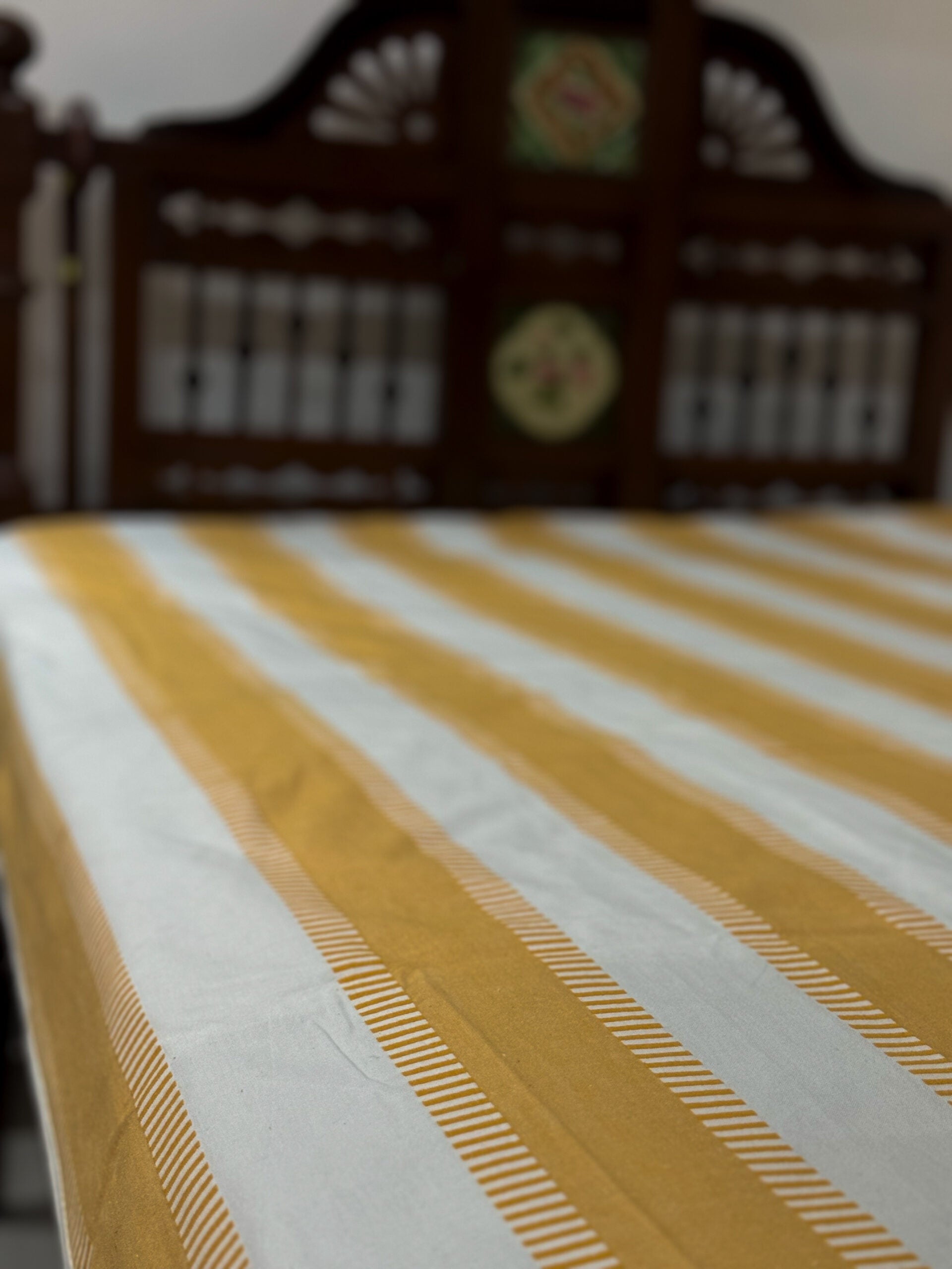 Handloom cotton bed sheet 3
