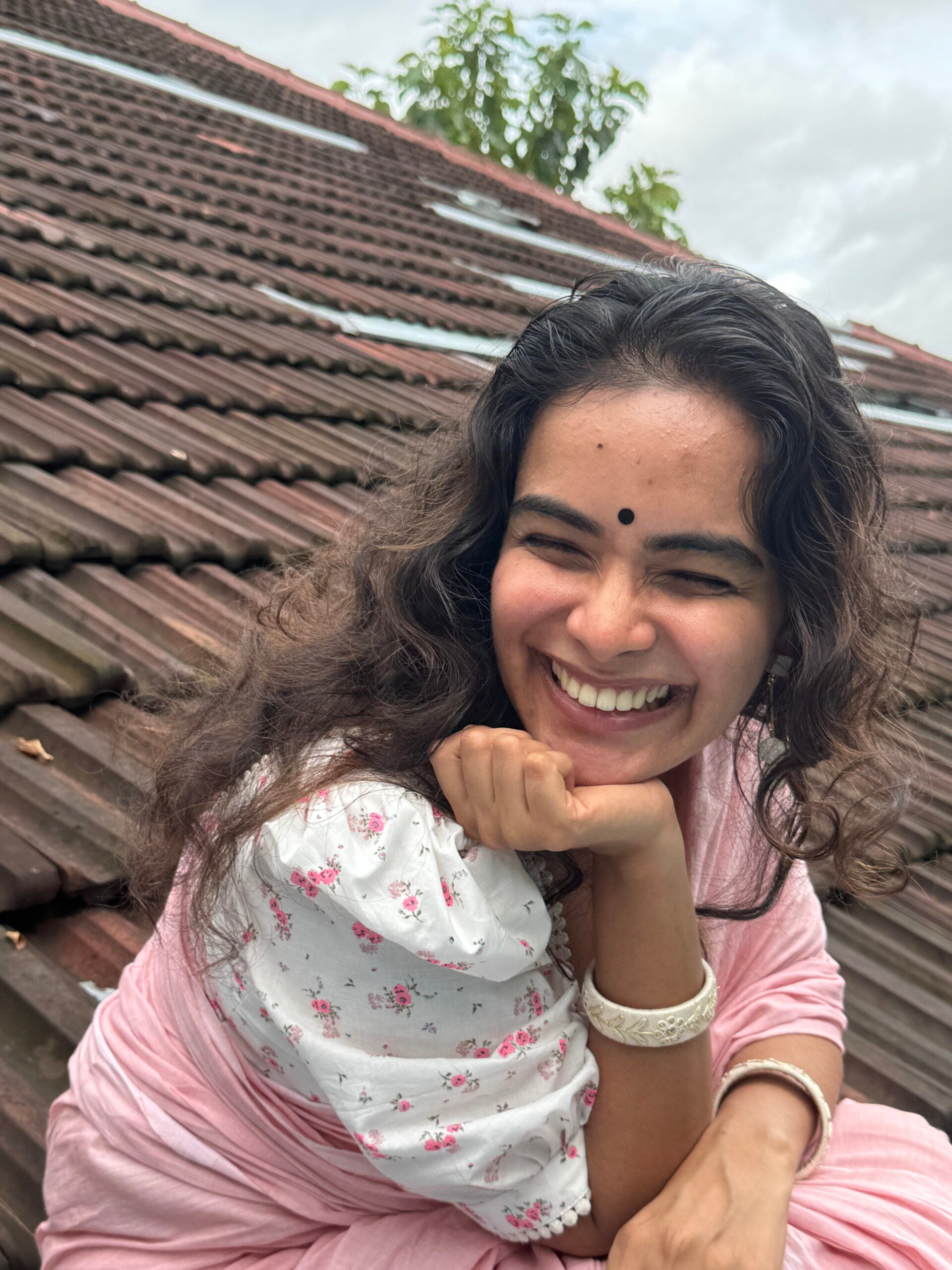 Peachy saree 10