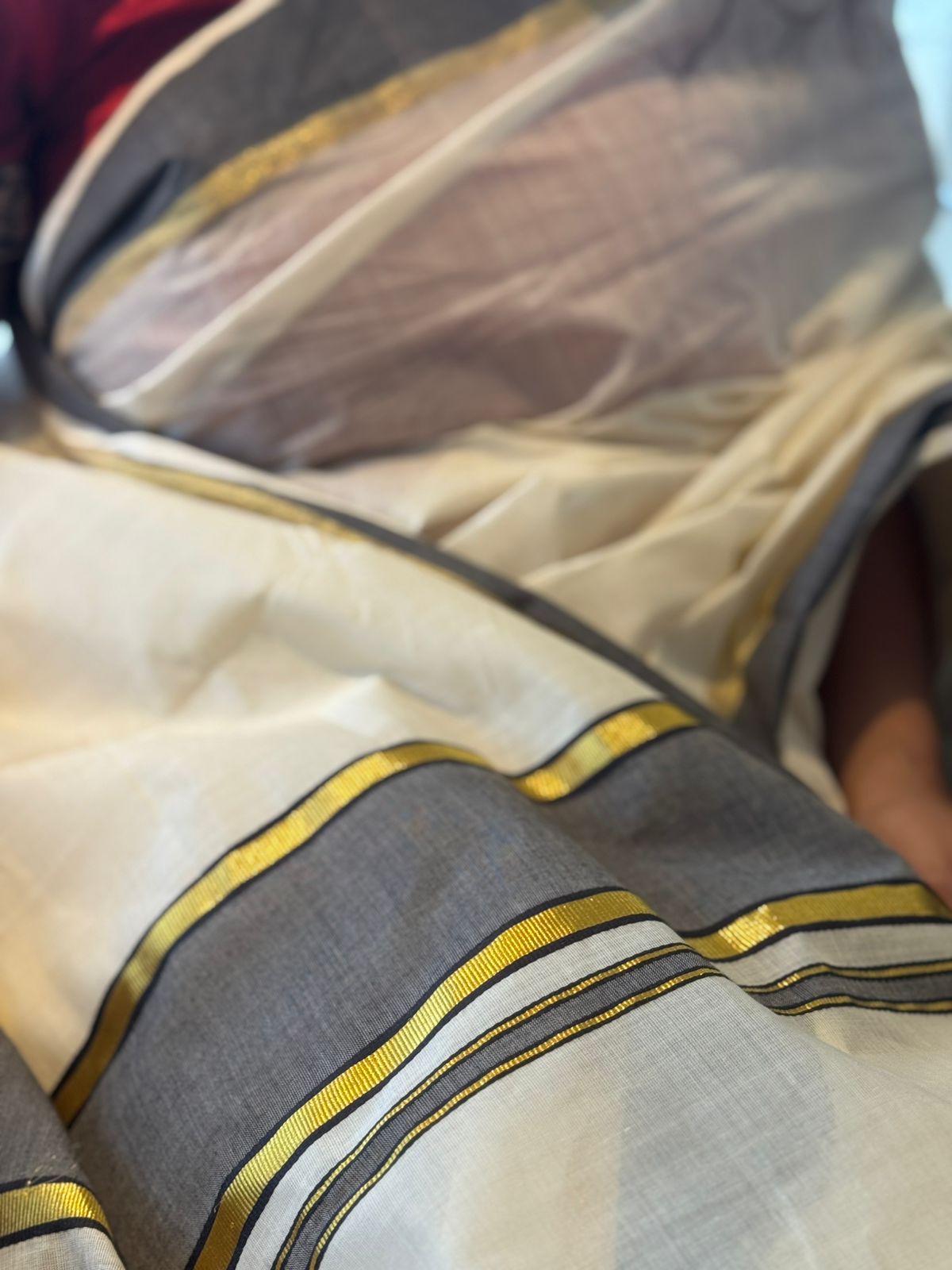 Kara with Kasavu Saree
