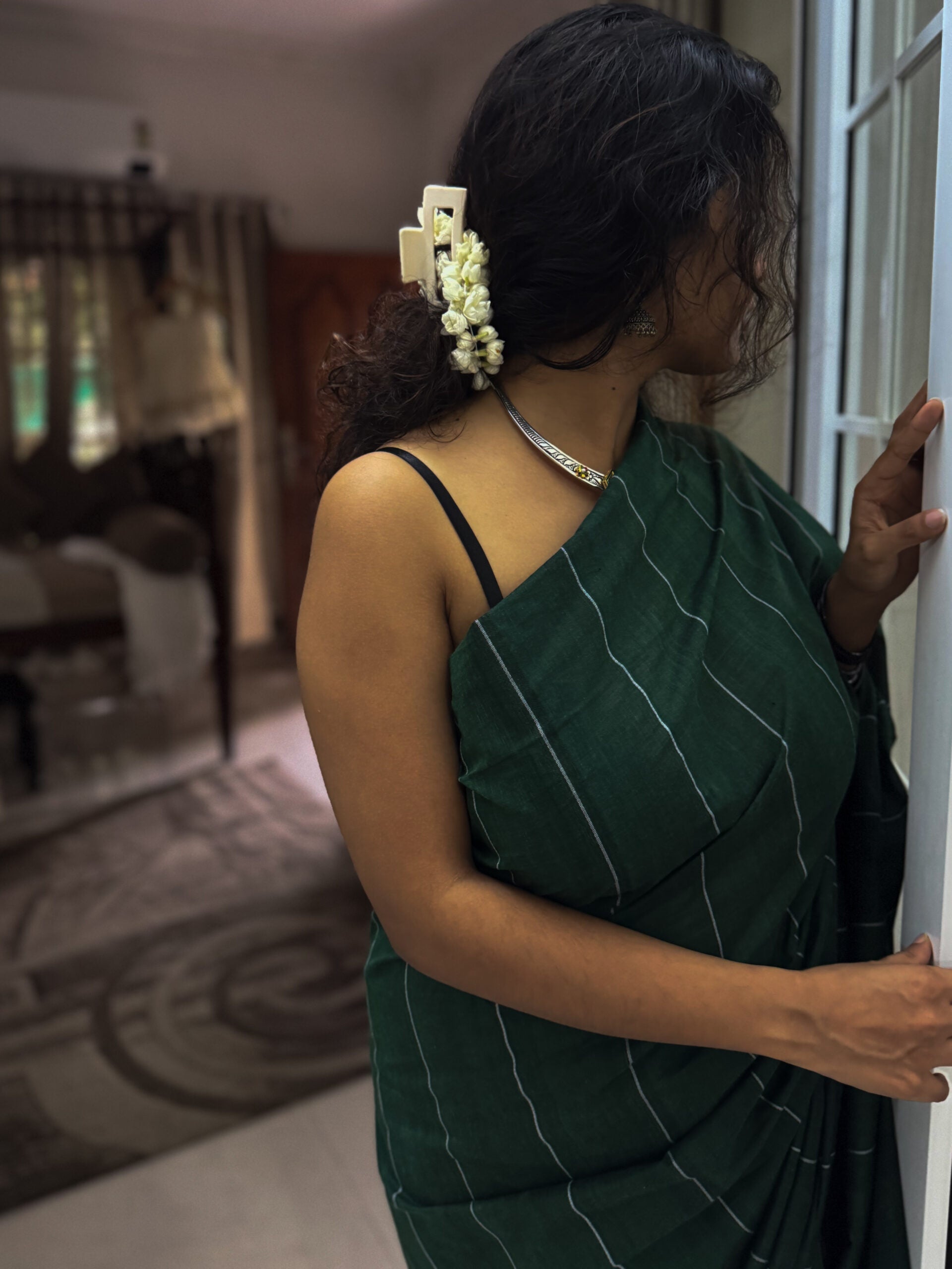 Marathakam saree 6