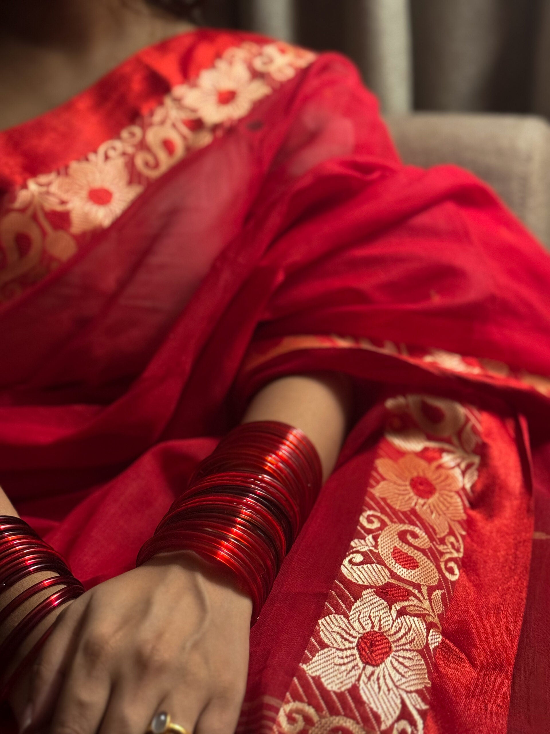 Gulmohar saree 6