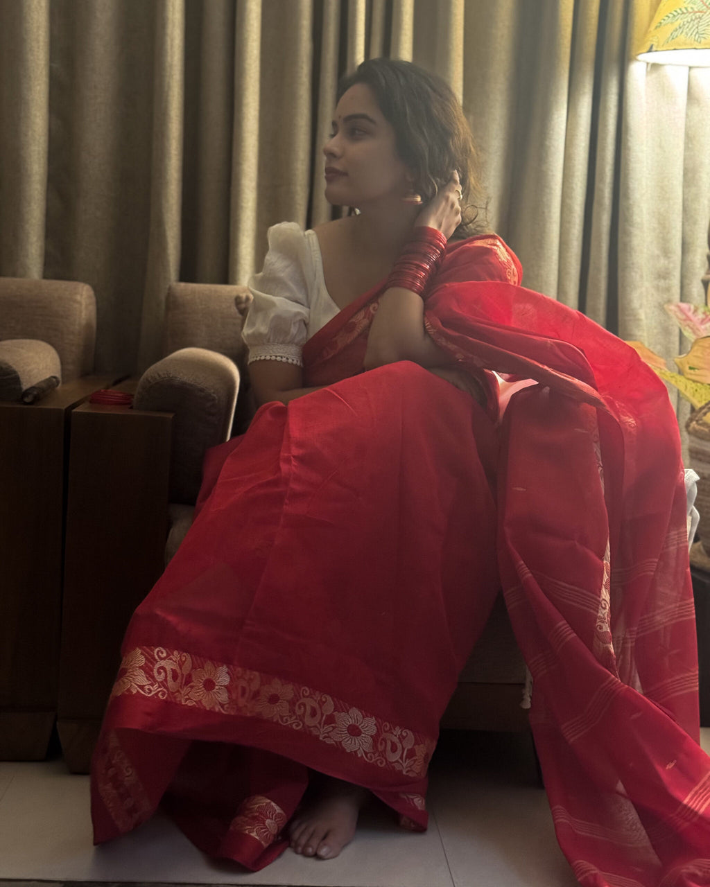 Gulmohar saree 3