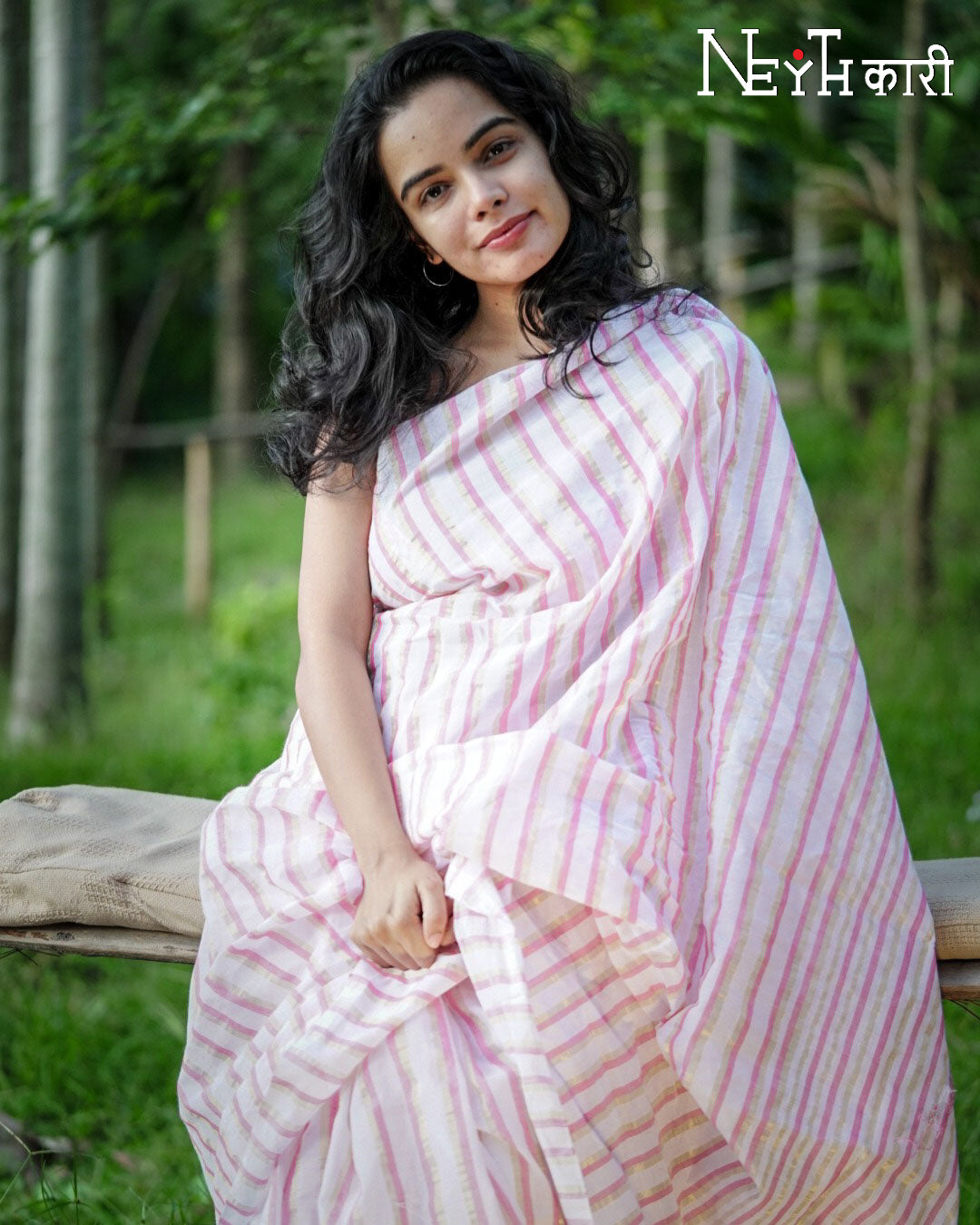 Cotton candy saree