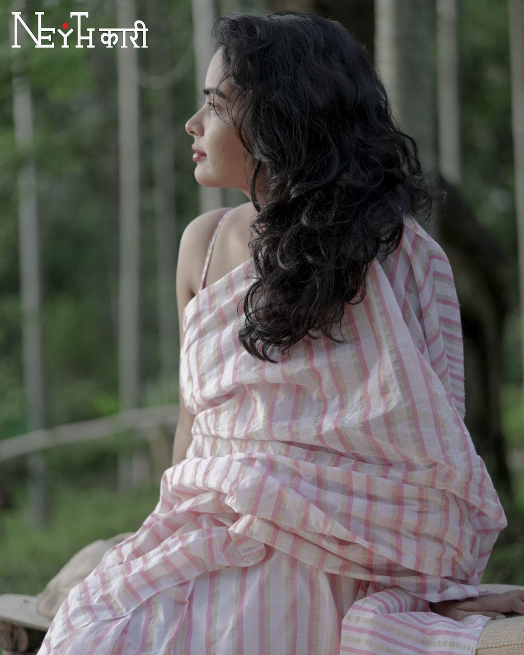 Cotton candy saree 6