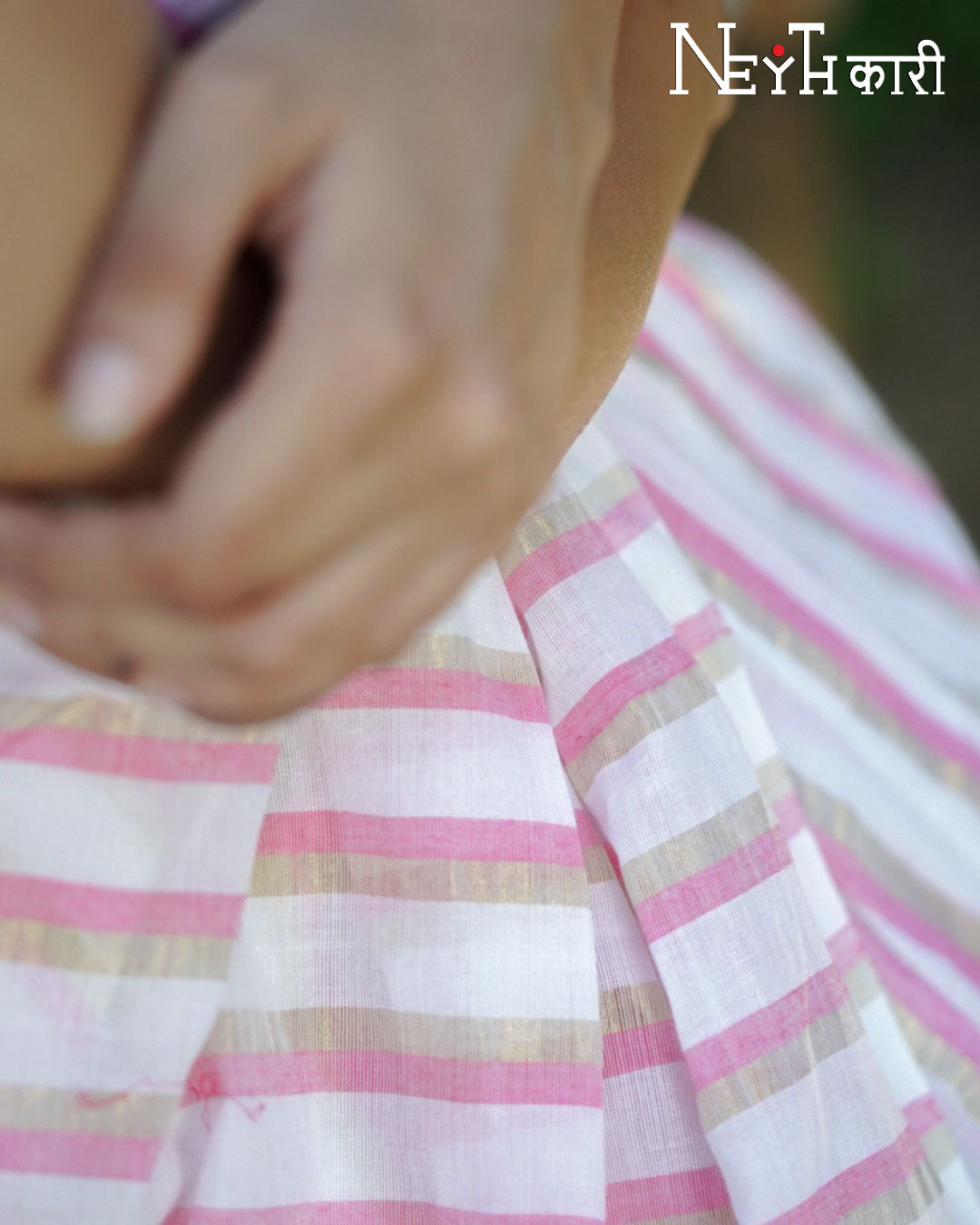 Cotton candy saree 9