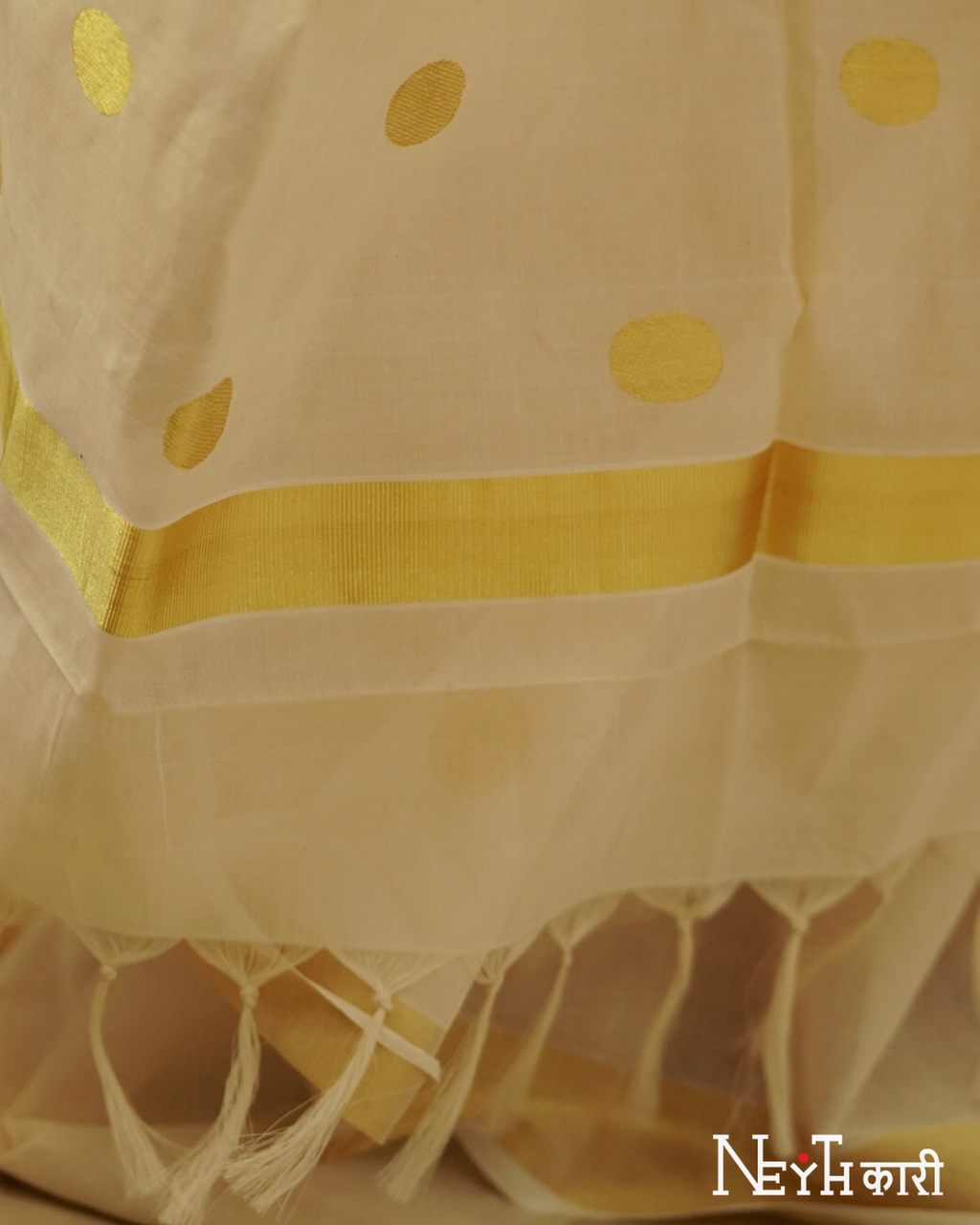 POLKA DOT KASAVU SAREE 7